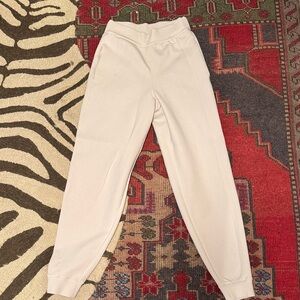 Nike Dri-FIT Cream Pants with Red Accent